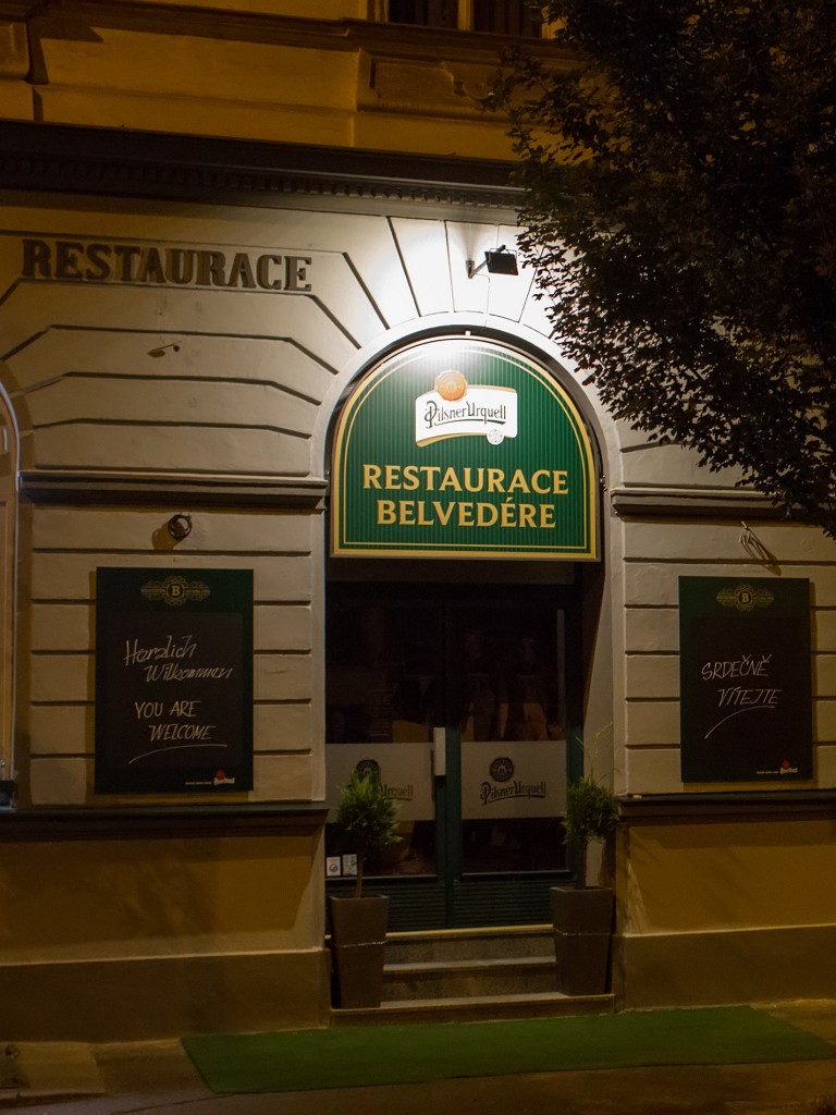 Restaurace Belvedére Plzeň - kontakt
